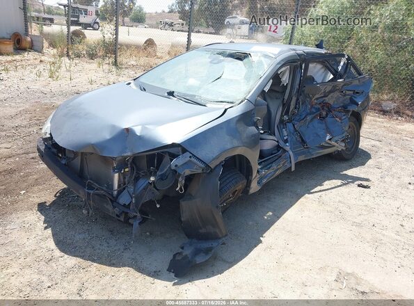 2T1BURHE4HC796982 2017 TOYOTA COROLLA Gray წინა მარცხენა ხედი სამი მეოთხედიდან
