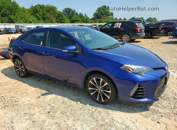 2T1BURHE4HC811271 2017 TOYOTA COROLLA Blue Front right