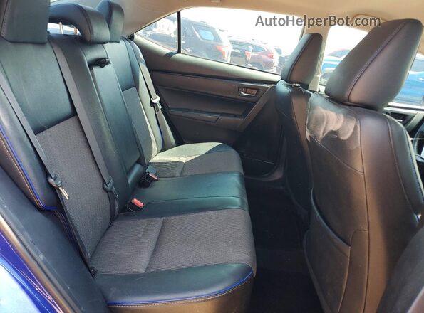 2T1BURHE4HC811271 2017 TOYOTA COROLLA Blue Rear seats view