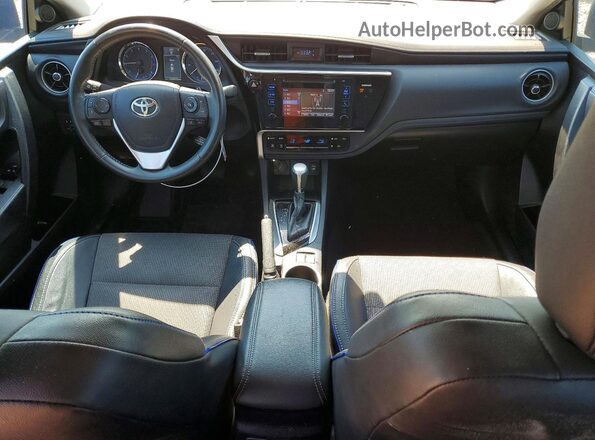 2T1BURHE4HC811271 2017 TOYOTA COROLLA Blue Dashboard view