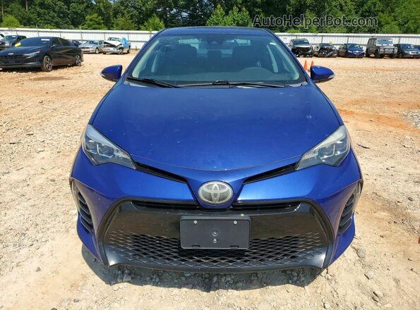 2T1BURHE4HC811271 2017 TOYOTA COROLLA Blue Front view