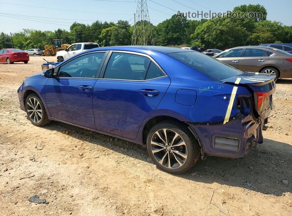 2T1BURHE4HC811271 2017 TOYOTA COROLLA Blue Rear left
