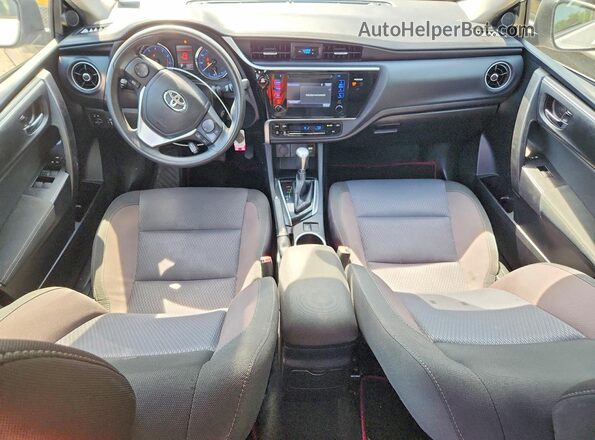 2T1BURHE4HC848112 2017 TOYOTA COROLLA White Առջևի վահանակի տեսք