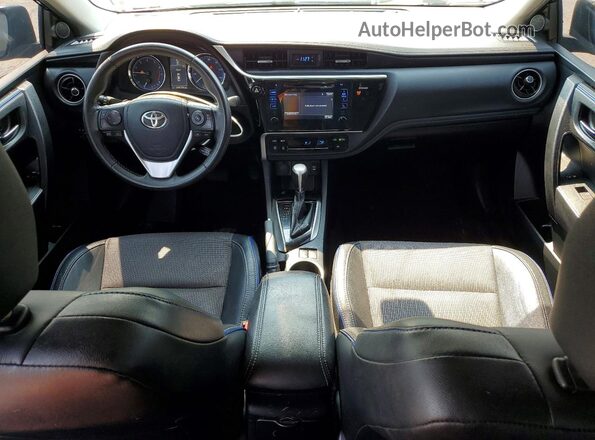 2T1BURHE4HC862768 2017 TOYOTA COROLLA Black წინა პანელის ხედი
