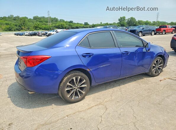 2T1BURHE4HC929952 2017 TOYOTA COROLLA Blue Tył prawy