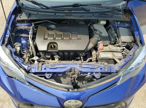 2T1BURHE4HC929952 2017 TOYOTA COROLLA Blue Widok wnętrza z tyłu