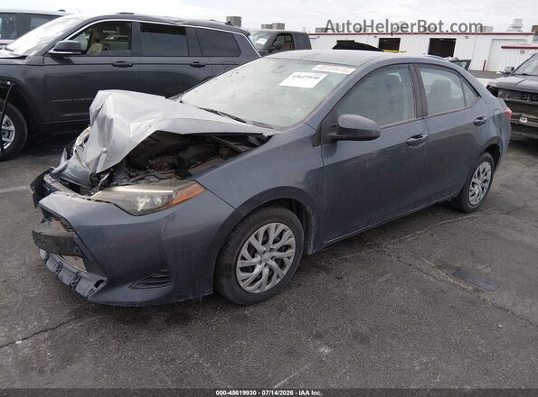 2T1BURHE4HC932284 2017 TOYOTA COROLLA Gray Передня ліва чверть