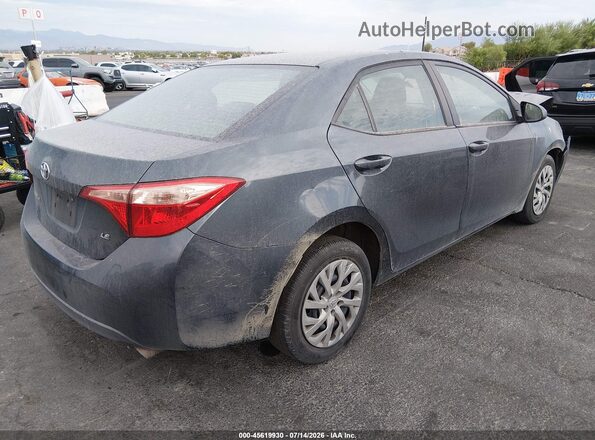 2T1BURHE4HC932284 2017 TOYOTA COROLLA Gray Задня права чверть
