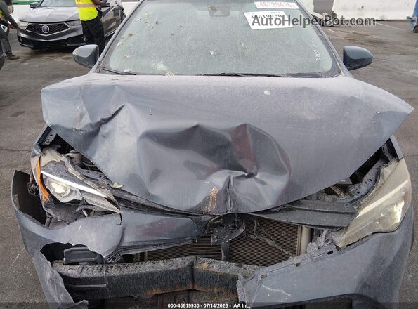 2T1BURHE4HC932284 2017 TOYOTA COROLLA Gray Вид ззаду