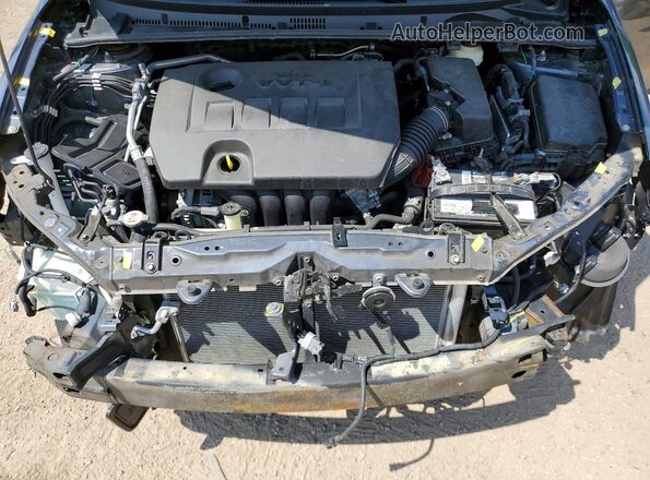 2T1BURHE4HC935282 2017 TOYOTA COROLLA Синий Вид задней части салона