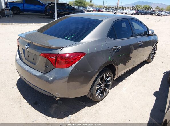 2T1BURHE4JC018431 2018 TOYOTA COROLLA Gray Задня права чверть
