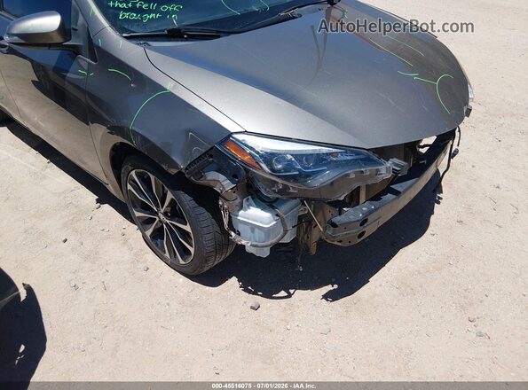 2T1BURHE4JC018431 2018 TOYOTA COROLLA Gray Вид спереду