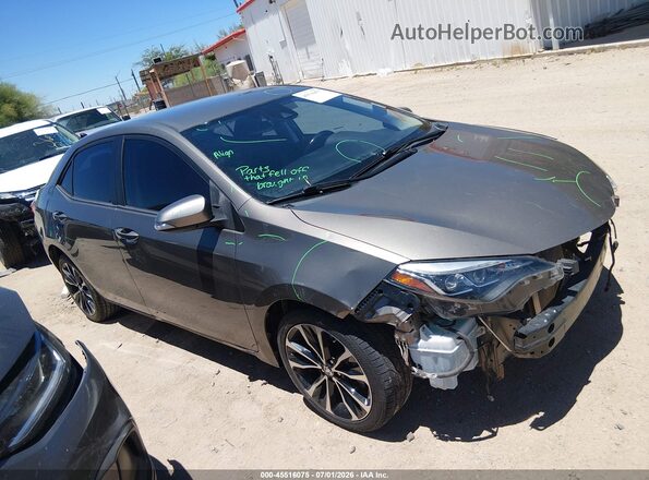 2T1BURHE4JC018431 2018 TOYOTA COROLLA Gray Вид задньої частини салону
