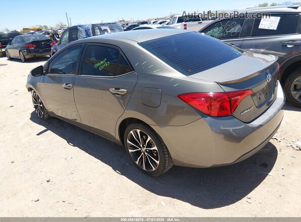 2T1BURHE4JC018431 2018 TOYOTA COROLLA Gray Задня ліва чверть