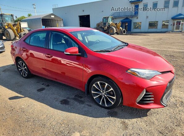 2T1BURHE4JC030160 2018 TOYOTA COROLLA Red Delantero derecho