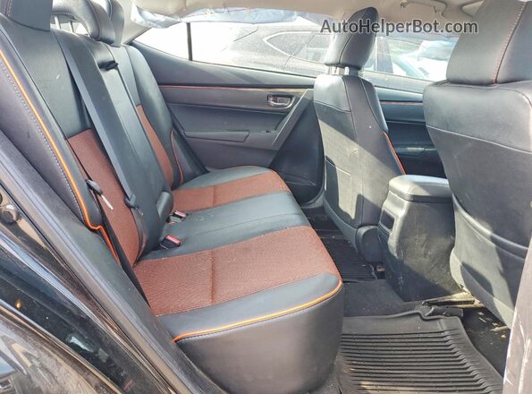 2T1BURHE4JC047167 2018 TOYOTA COROLLA Черный Вид задних сидений