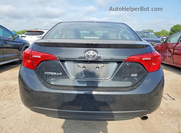 2T1BURHE4JC047167 2018 TOYOTA COROLLA Черный Вид сзади