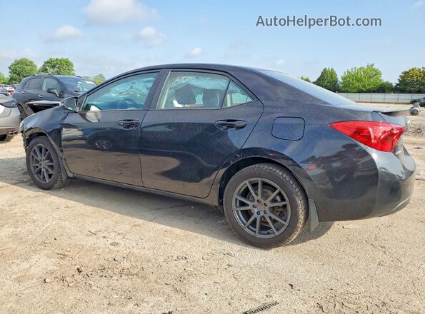 2T1BURHE4JC047167 2018 TOYOTA COROLLA Черный Задняя левая четверть