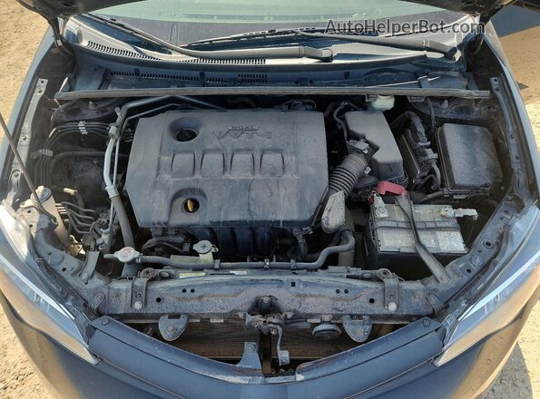 2T1BURHE4JC056211 2018 TOYOTA COROLLA Black უკანა სალონის ხედი