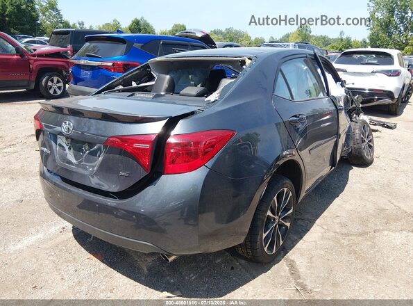 2T1BURHE4JC058038 2018 TOYOTA COROLLA Gray Հետևի աջ