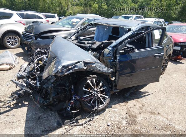 2T1BURHE4JC058038 2018 TOYOTA COROLLA Gray Առջևի ձախ երեք քառորդ տեսարան