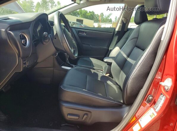 2T1BURHE4JC114995 2018 TOYOTA COROLLA Красный Вид салона спереди