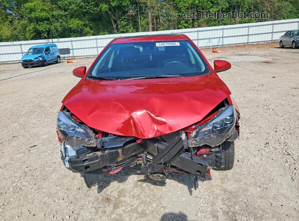 2T1BURHE4JC114995 2018 TOYOTA COROLLA Красный Вид спереди
