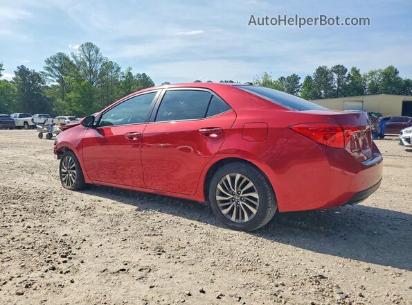 2T1BURHE4JC114995 2018 TOYOTA COROLLA Красный Задняя левая четверть