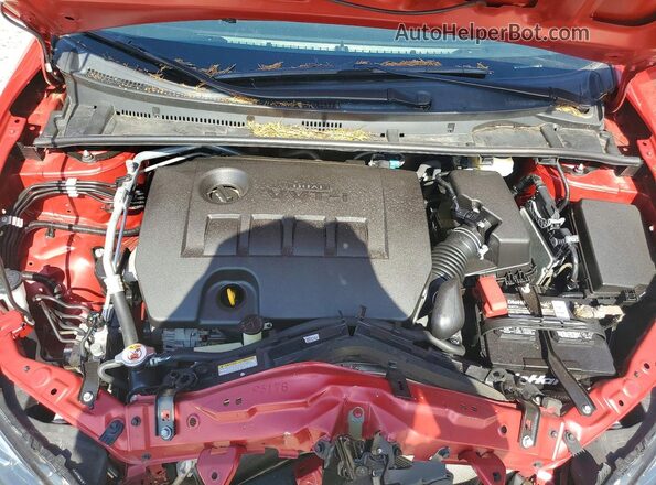 2T1BURHE4JC114995 2018 TOYOTA COROLLA Красный Вид задней части салона