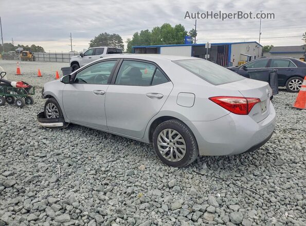 2T1BURHE4JC115192 2018 TOYOTA COROLLA Silver Tył lewy