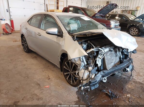 2T1BURHE4JC123308 2018 TOYOTA COROLLA Silver Front view