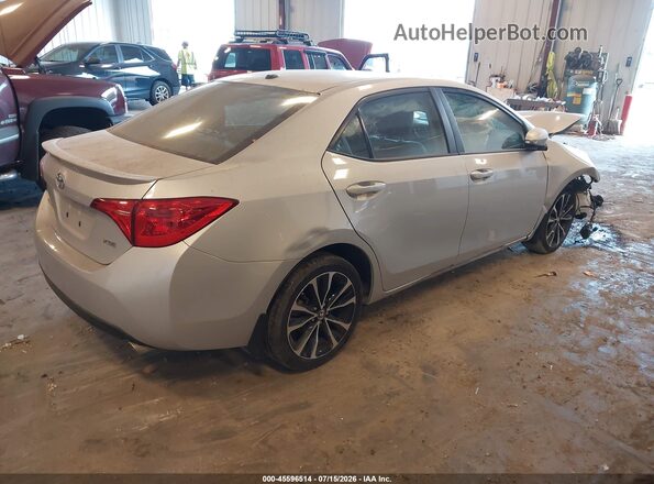 2T1BURHE4JC123308 2018 TOYOTA COROLLA Silver Rear right