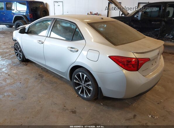 2T1BURHE4JC123308 2018 TOYOTA COROLLA Silver Rear left
