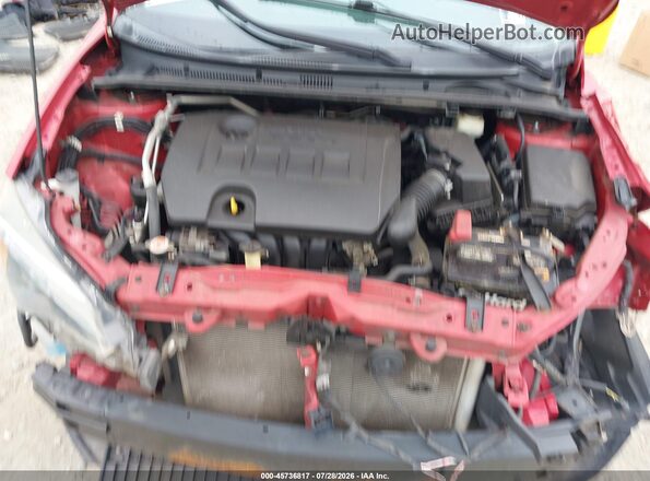 2T1BURHE4JC964125 2018 TOYOTA COROLLA Red Widok z tyłu