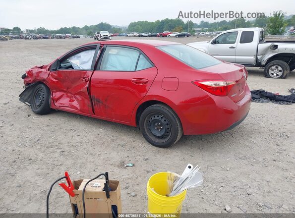 2T1BURHE4JC964125 2018 TOYOTA COROLLA Red Tył lewy