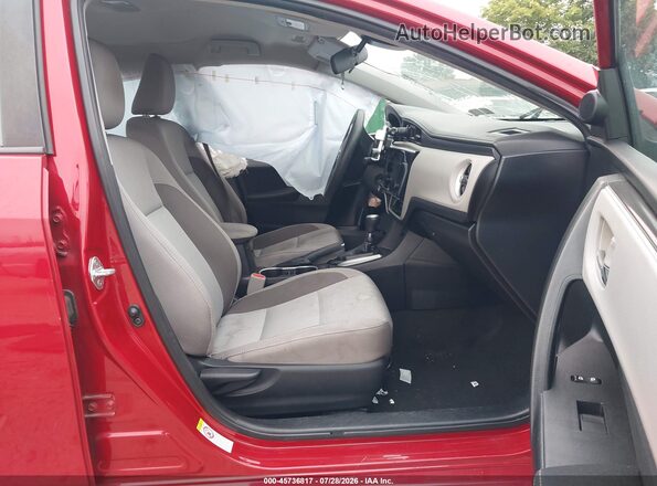 2T1BURHE4JC964125 2018 TOYOTA COROLLA Red Widok wnętrza z przodu