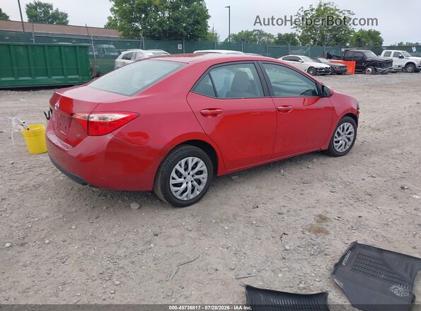 2T1BURHE4JC964125 2018 TOYOTA COROLLA Red Tył prawy