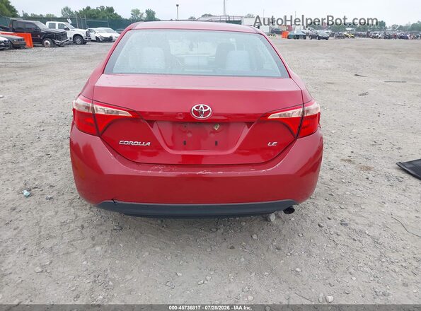 2T1BURHE4JC964125 2018 TOYOTA COROLLA Red 