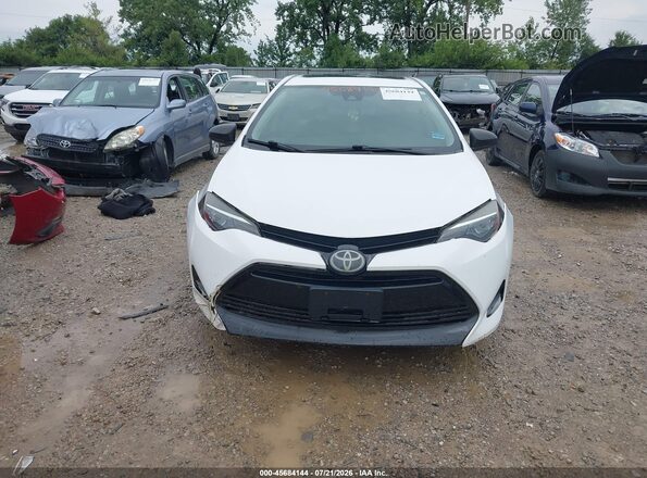 2T1BURHE4JC972273 2018 TOYOTA COROLLA White Instrument cluster view