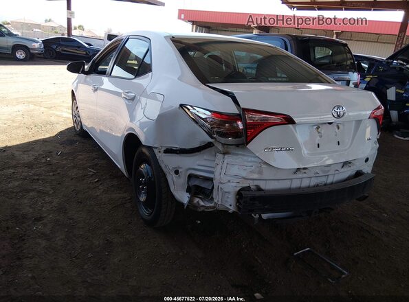 2T1BURHE4JC976162 2018 TOYOTA COROLLA White Rear left
