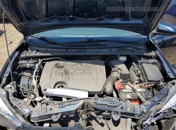 2T1BURHE4KC135931 2019 TOYOTA COROLLA Blue Вид задньої частини салону
