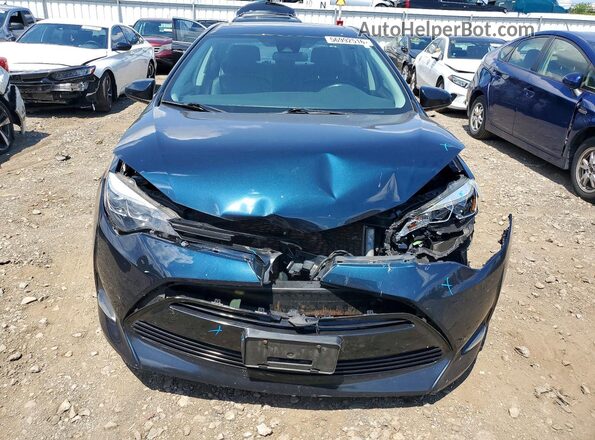 2T1BURHE4KC135931 2019 TOYOTA COROLLA Blue Вид спереду