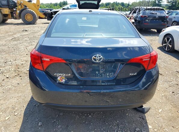 2T1BURHE4KC135931 2019 TOYOTA COROLLA Blue Вид ззаду