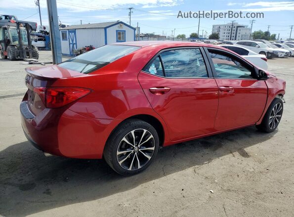 2T1BURHE4KC165320 2019 TOYOTA COROLLA Red Rear right