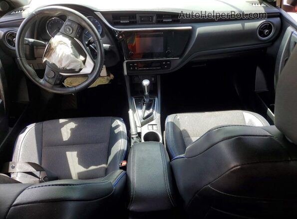 2T1BURHE4KC165320 2019 TOYOTA COROLLA Red Dashboard view