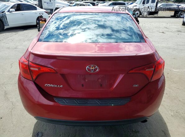 2T1BURHE4KC165320 2019 TOYOTA COROLLA Red Rear view