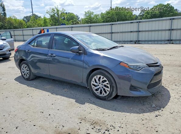 2T1BURHE4KC165432 2019 TOYOTA COROLLA Blue წინა მარჯვენა