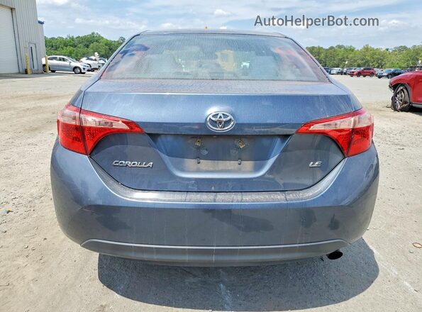 2T1BURHE4KC165432 2019 TOYOTA COROLLA Blue უკანა ხედი