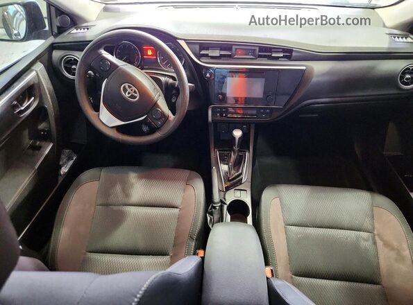 2T1BURHE4KC165477 2019 TOYOTA COROLLA Gray Առջևի վահանակի տեսք
