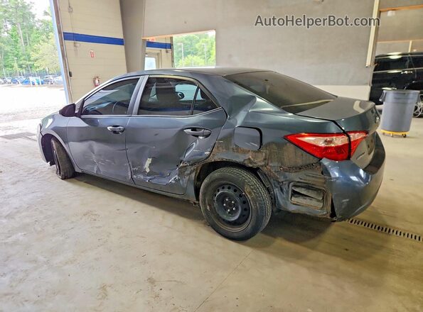 2T1BURHE4KC165477 2019 TOYOTA COROLLA Gray Հետևի ձախ